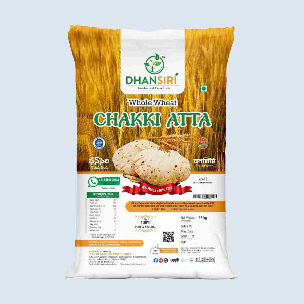 Dhansiri - Chakki Atta 26Kg