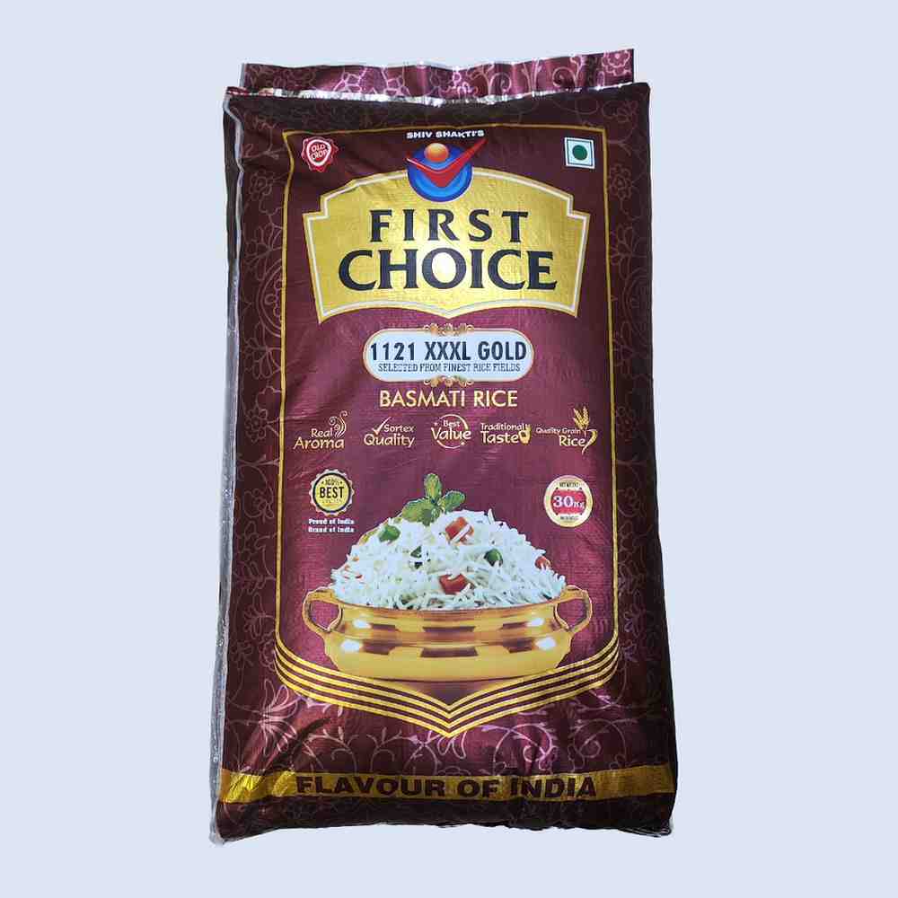 First Choice - 1121 XXXL Gold Basmati Rice 30Kg