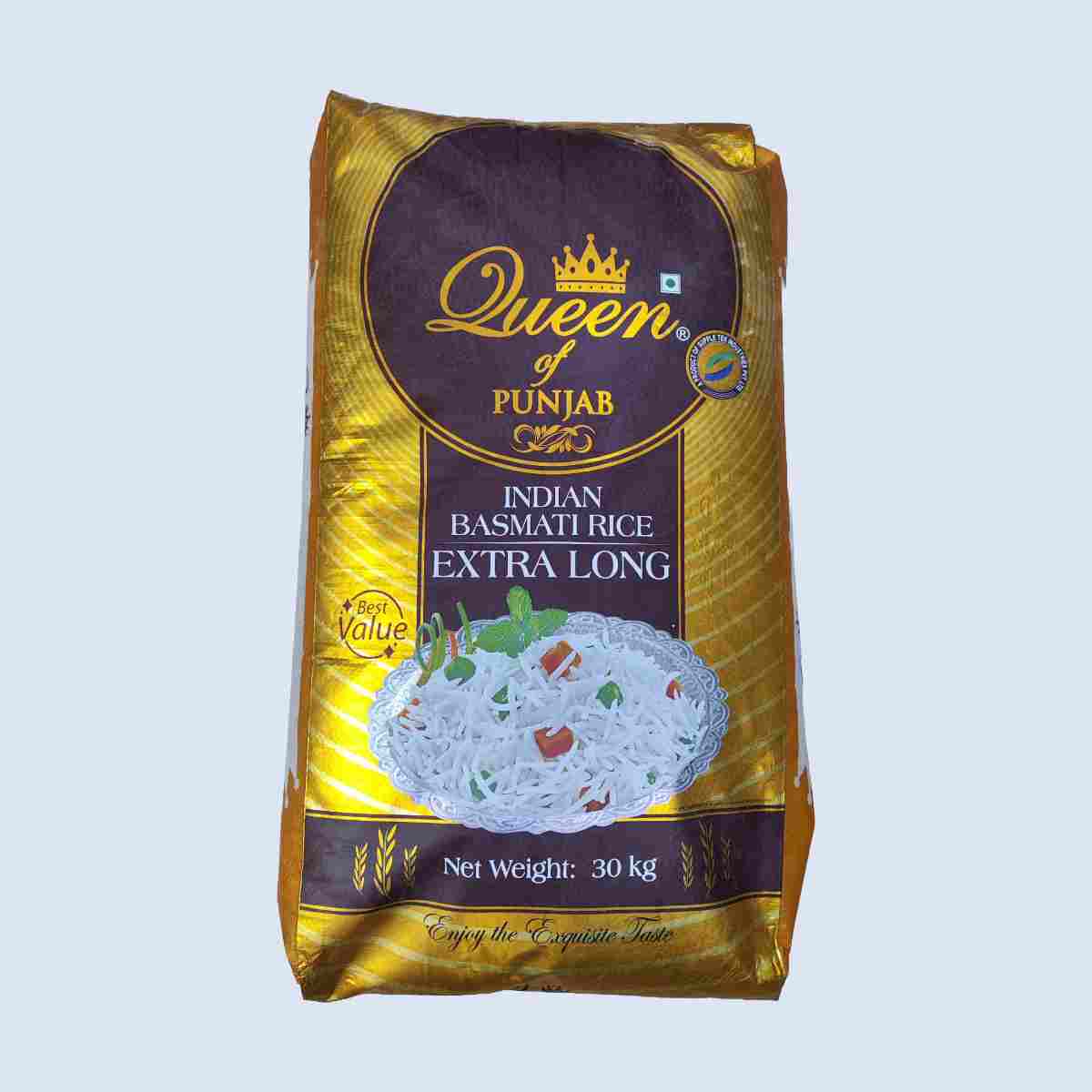 Queen of Punjab Basmati Rice 30Kg
